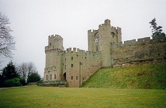 Suprisingly, this castle is made entirely of Legos.