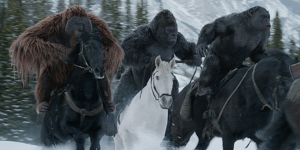 When apes and horses join together, the world comes to an end.