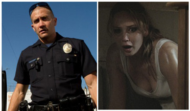 Maybe cop Jake Gyllenhaal can save scared Jennifer Lawrence.